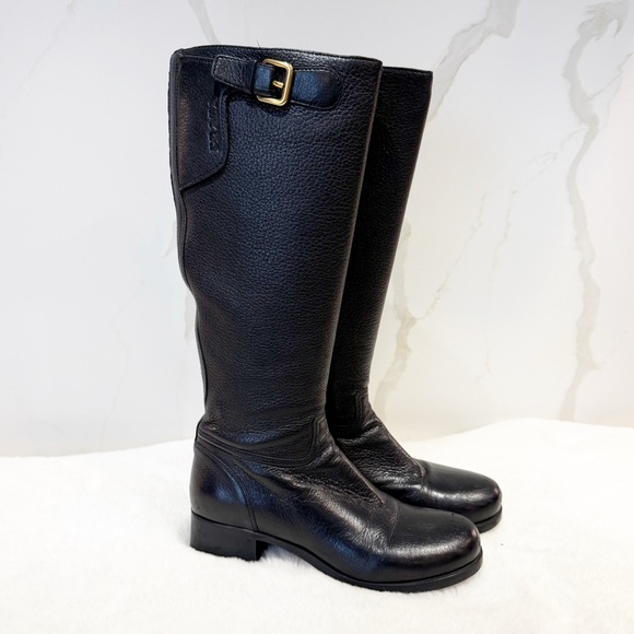 Prada Leather Riding Boots Sz 6.5 - Picture 7 of 16